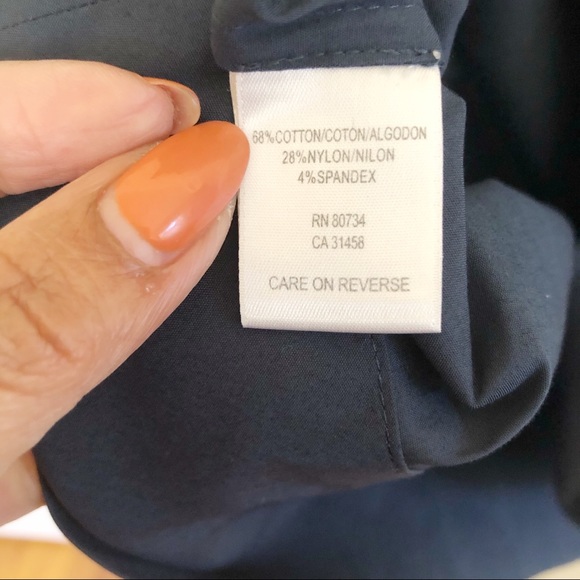 3/$15 BCBGMAXAZRIA Navy V-Neck Midi Dress - Picture 8 of 8